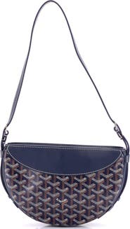 Pre-Owned Goyard Hirondelle Shoulder Bag Coated Canvas and Leather