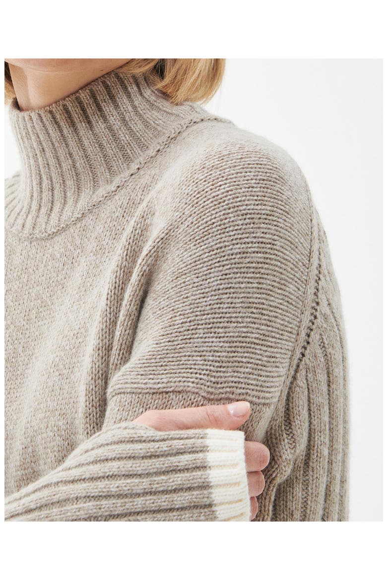Winona Long Sleeve Midi Sweater Dress, Alternate, color, LIGHT FAWN