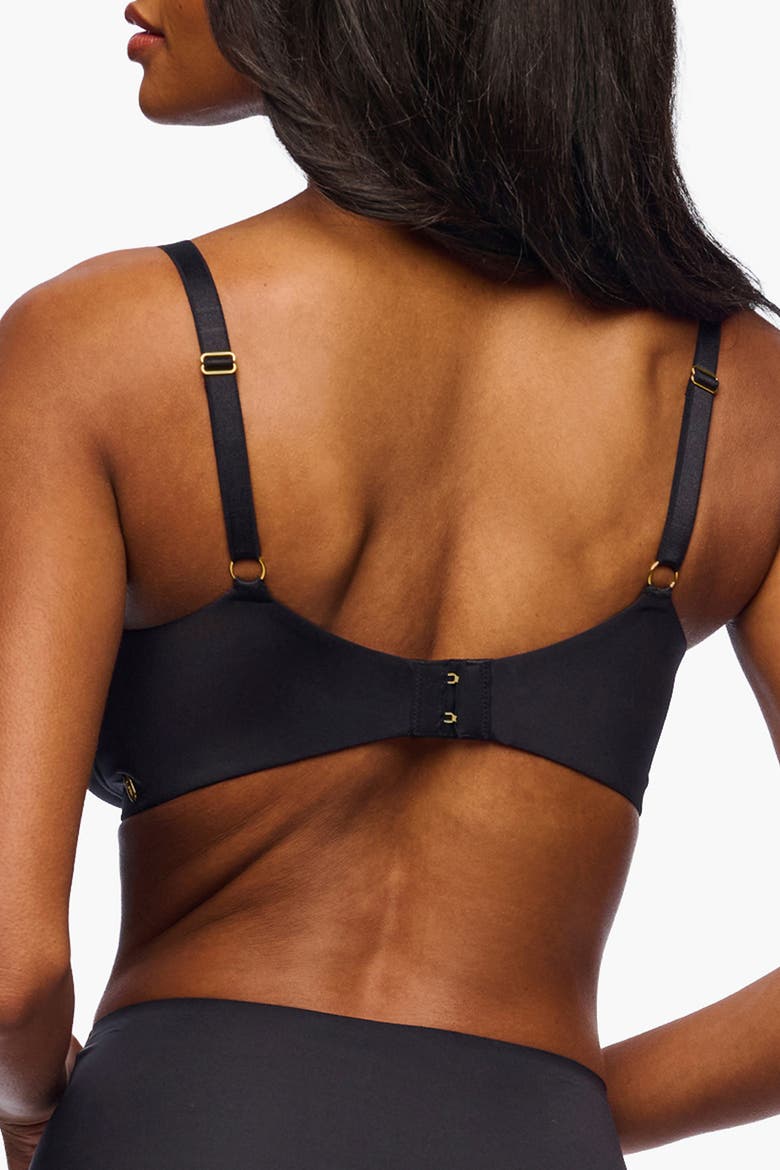 Lisciante Curvy Bralette, Alternate, color, BLACK