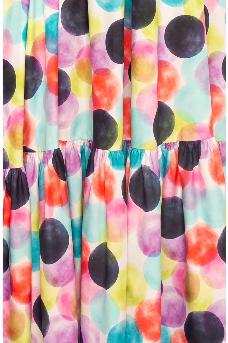 Polka Dot Maxi Dress, Alternate, color, VIOLET MULTI