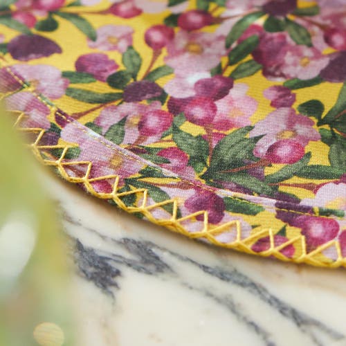 Sophie Williamson Design Round Placemats Romance In Pink