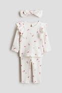 H&M 3-piece Printed Cotton Set