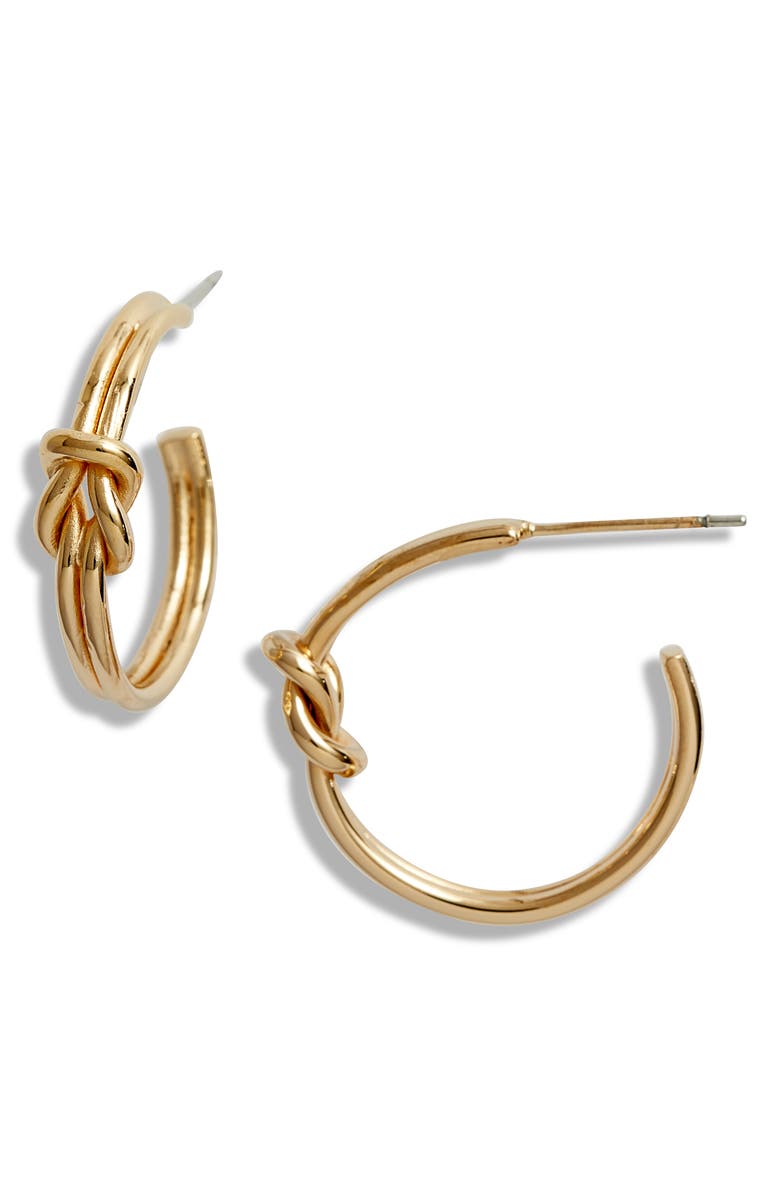 SOKO Sayo Hoop Earrings, Main, color, Gold