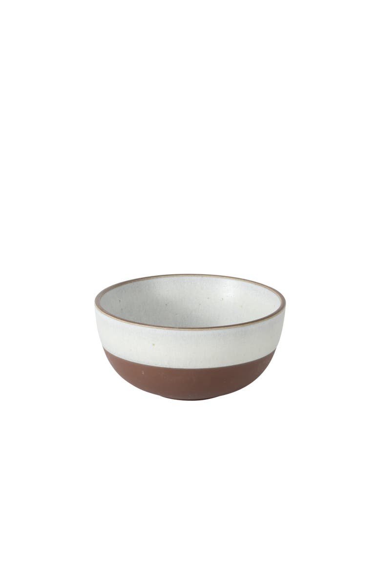 William Crest 4-Piece Reactive Glaze Stoneware Nesting Mixing Bowl Set, Alternate, color, White
