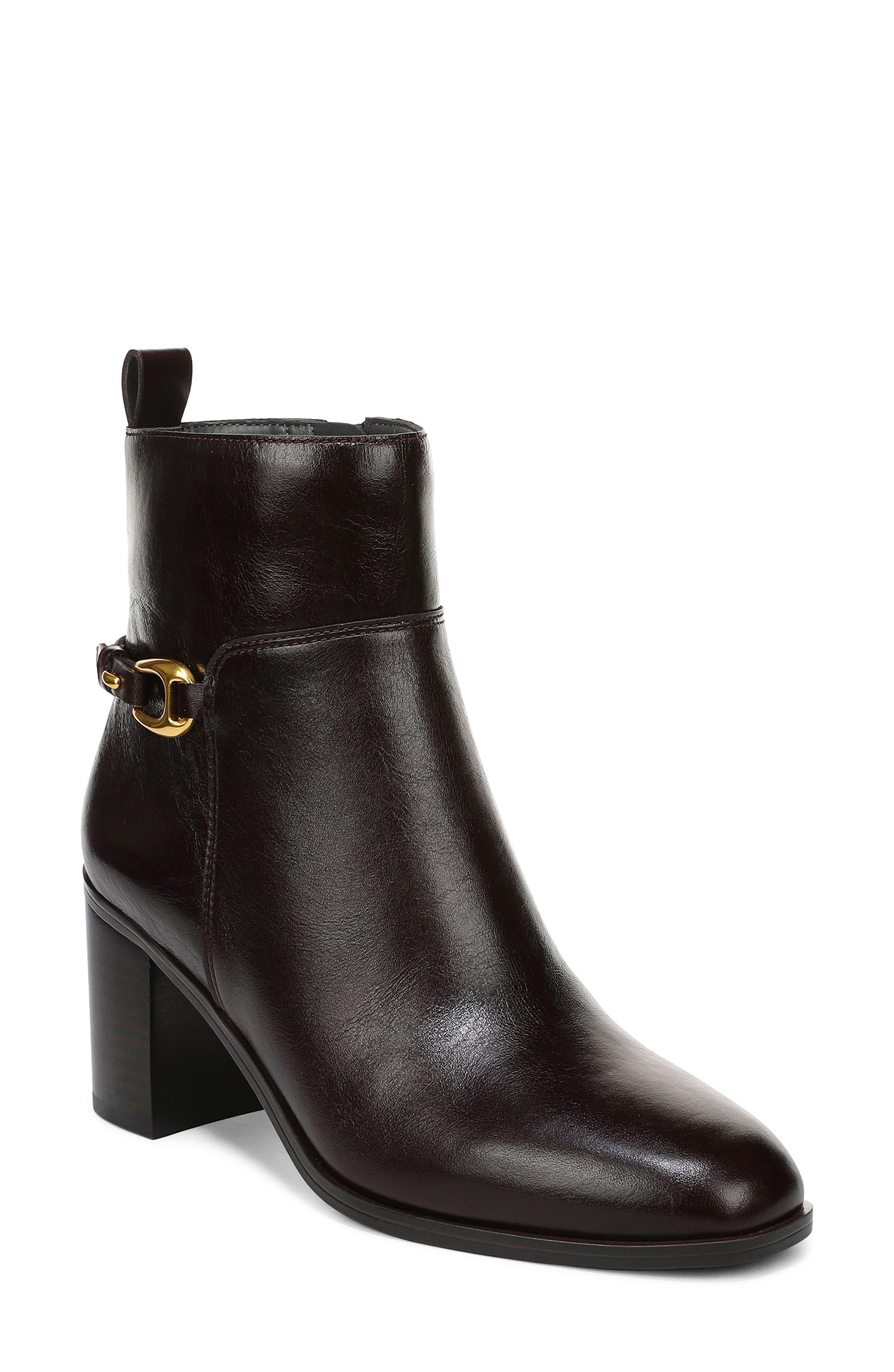 Valya Bootie, Main, color, DARK BROWN