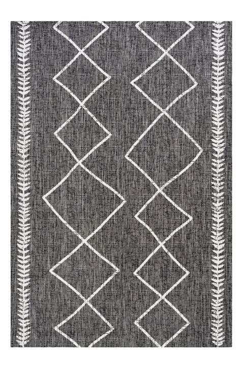 Derya  Diamond Trellis Indoor/Outdoor Area Rug