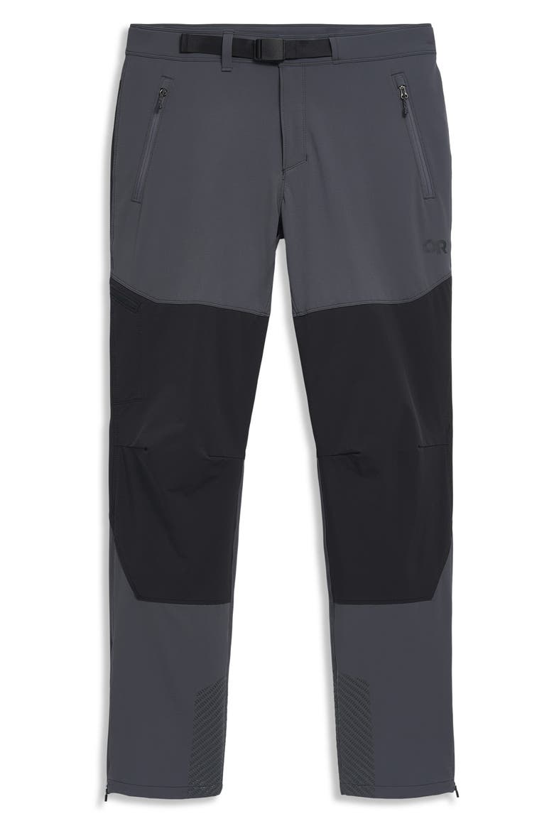 Cirque Lite Water Resistant Alpine Climbing Pants, Alternate, color, STORM/ BLACK