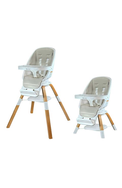 TrüBliss™ 2-in-1 Turn-A-Tot High Chair with 360° Swivel