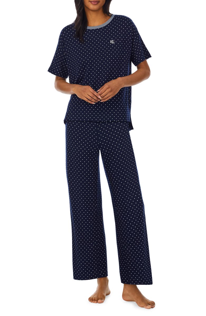 Lauren Ralph Lauren Short Sleeve Pajamas, Alternate, color,
