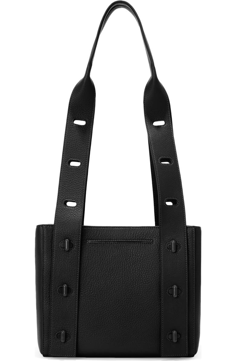 Dagne Dover Tokyo Turnlock Pebble Leather Tote, Alternate, color,