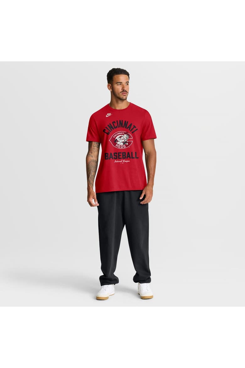 Men's Nike Red Cincinnati Reds Cooperstown Collection T-Shirt, Alternate, color, Red