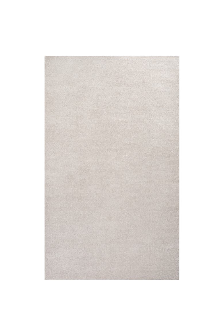 Haze Solid Low-Pile Area Rug, Main, color, Cream
