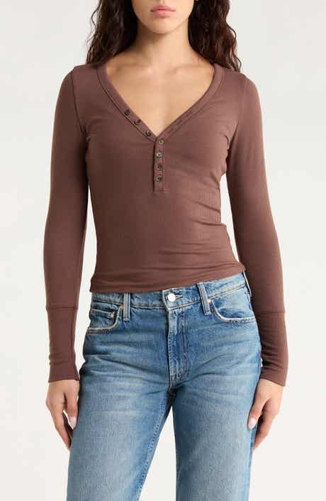 PacSun Payton V-Neck Henley