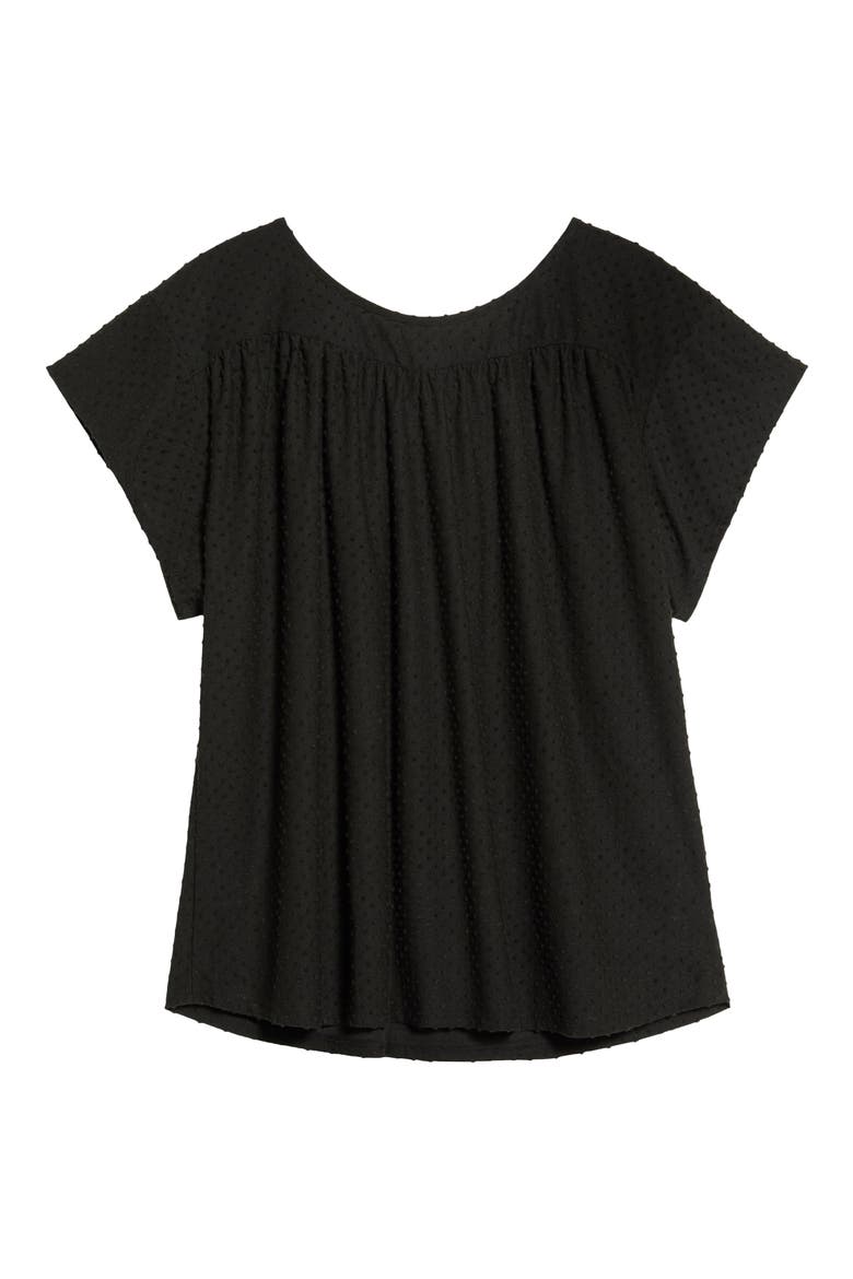 Tie Back Top, Alternate, color, BLACK