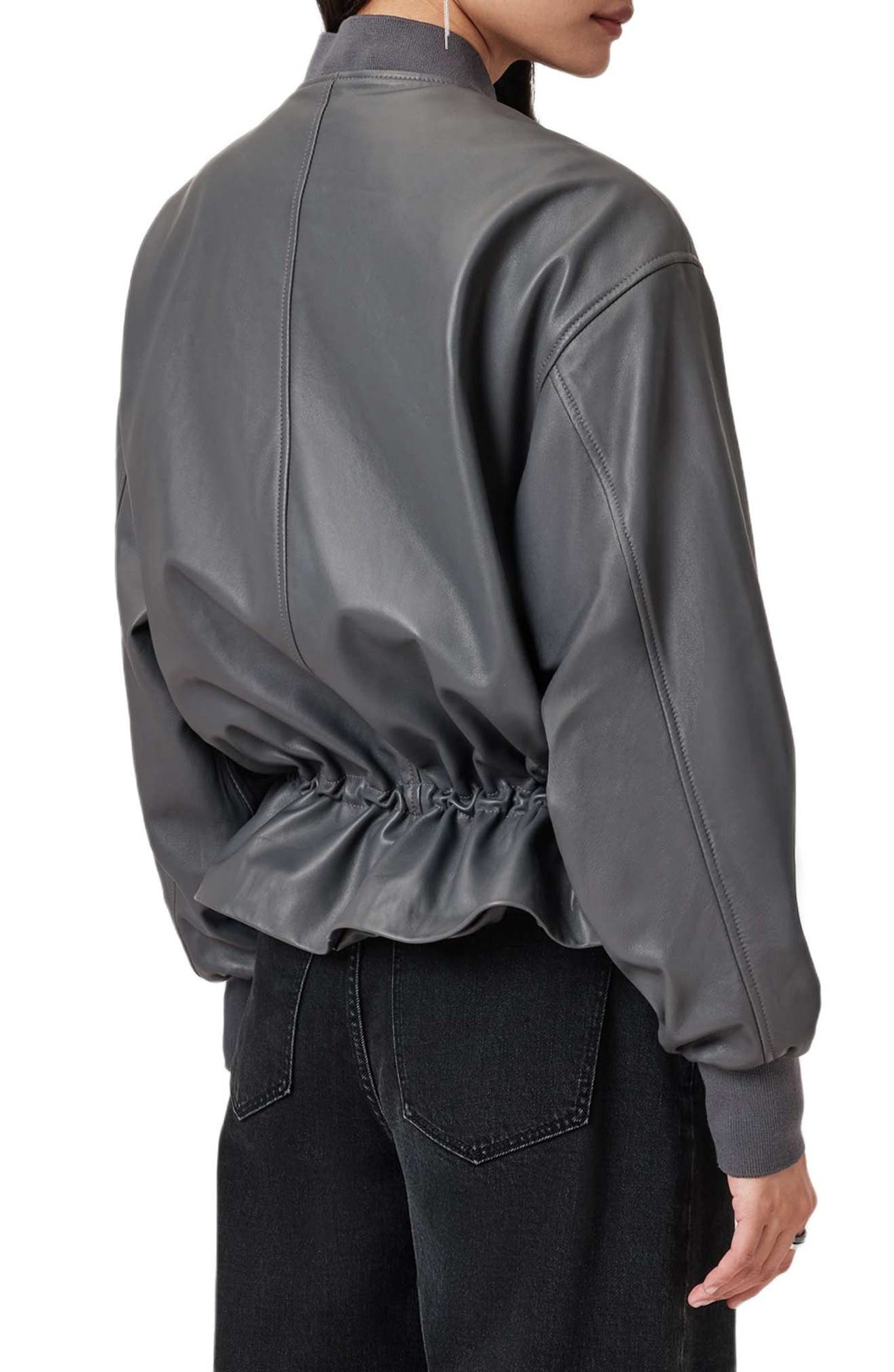 Sofi Leather Bomber Jacket - image 2