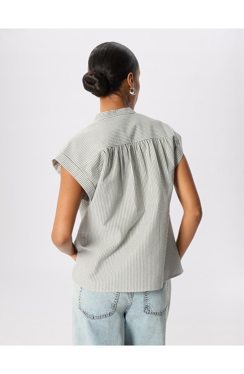 Whistles Seersucker Stripe Shirt, Alternate, color,