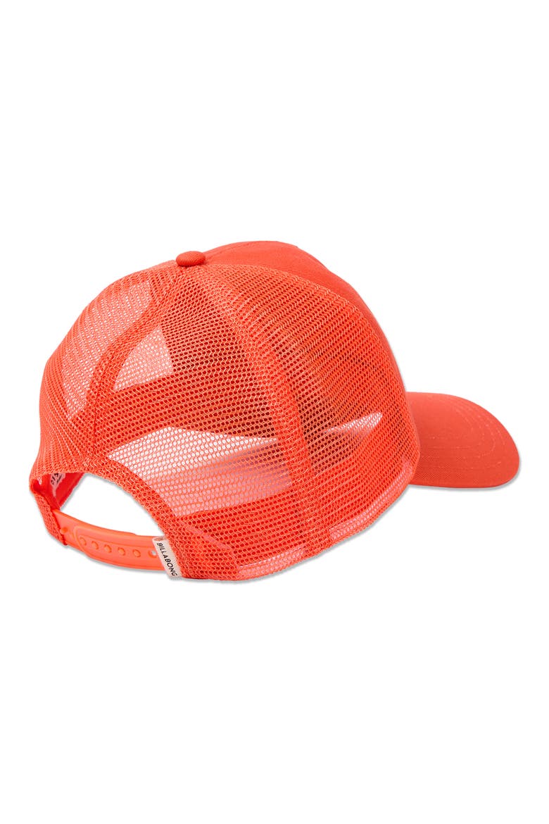 Sunday Trucker Baseball Cap, Alternate, color, VERMILLION ORANGE