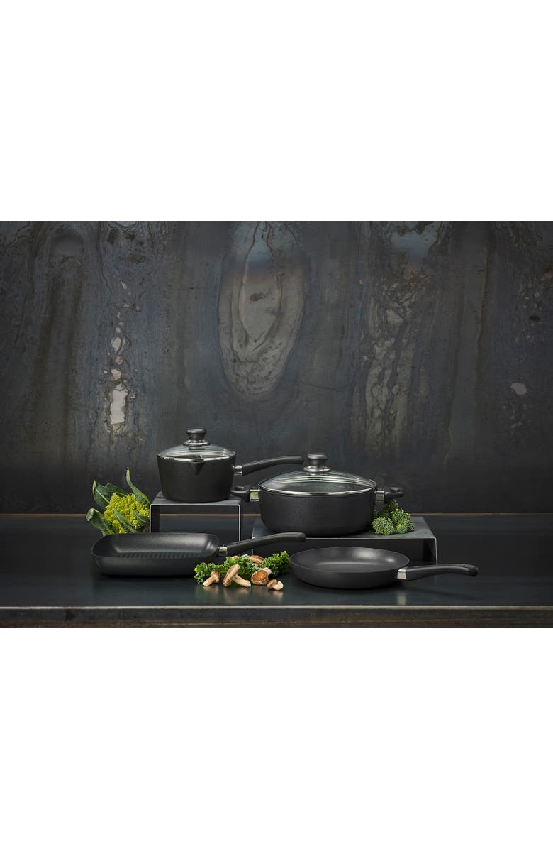 Scanpan Classic 12-1/2 Inch Saute Pan with Lid, Alternate, color, Black