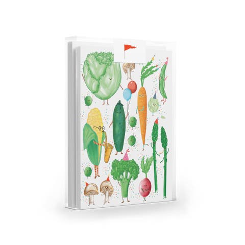 Fresh Produce Party Set of 8 Greeting Cards