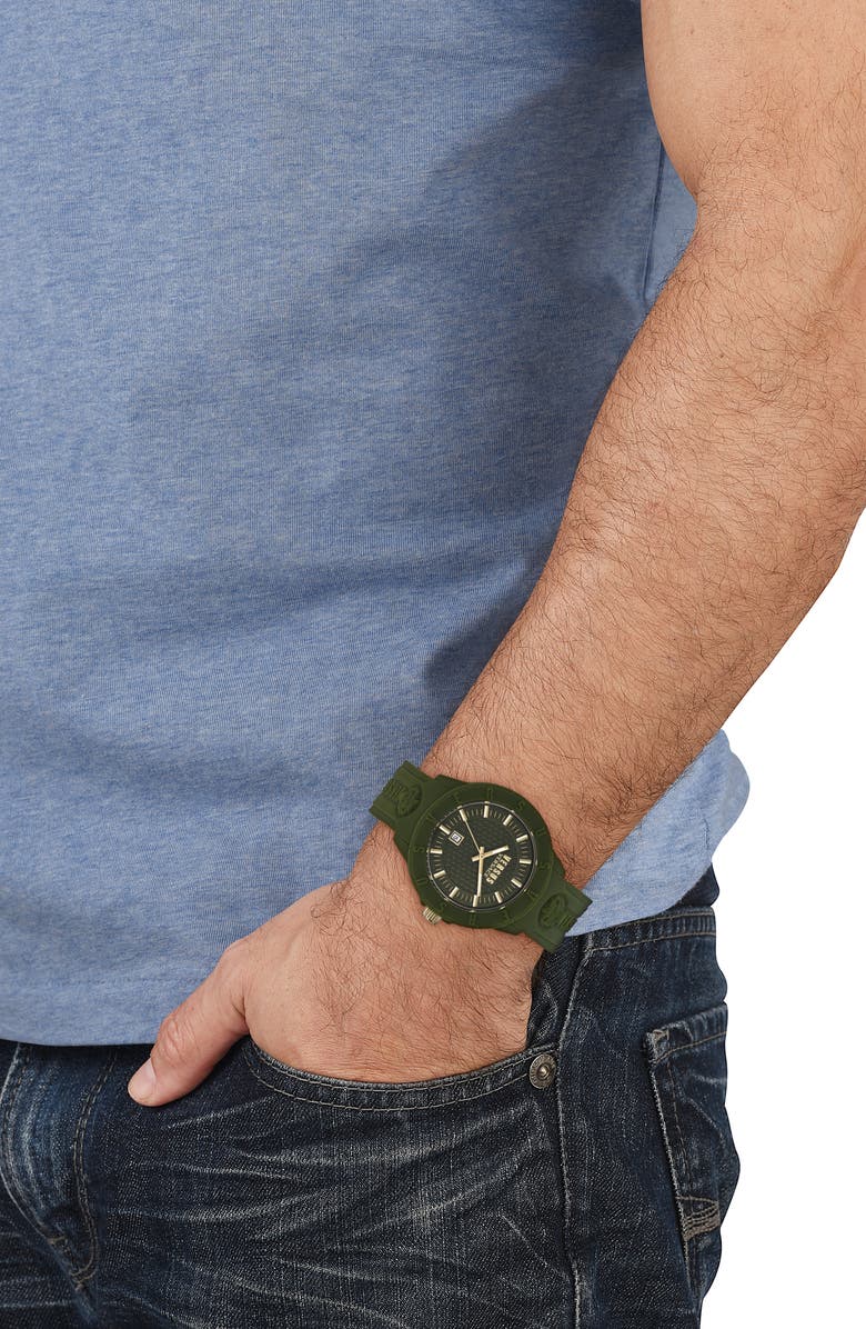 VERSUS Versace Versus Tokyo Silicone Strap Watch, 42mm, Alternate, color,