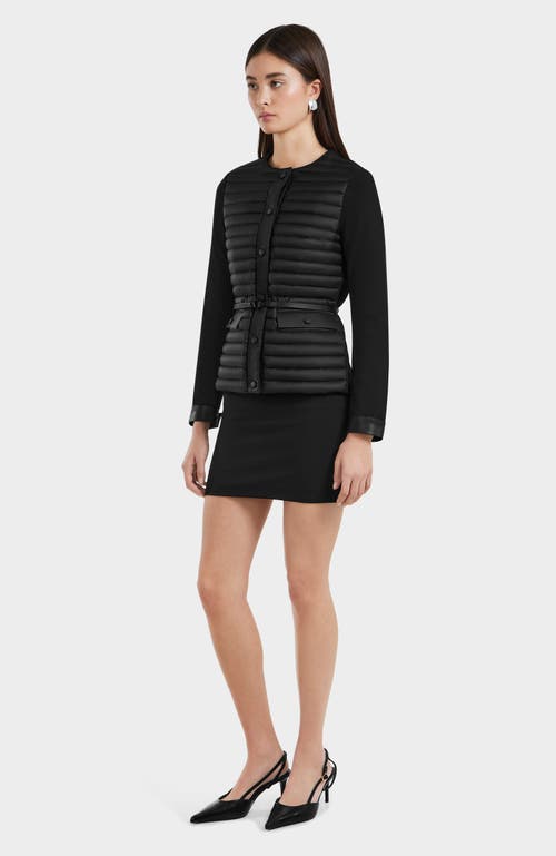 Rudsak Light Down Combo Jacket In Black