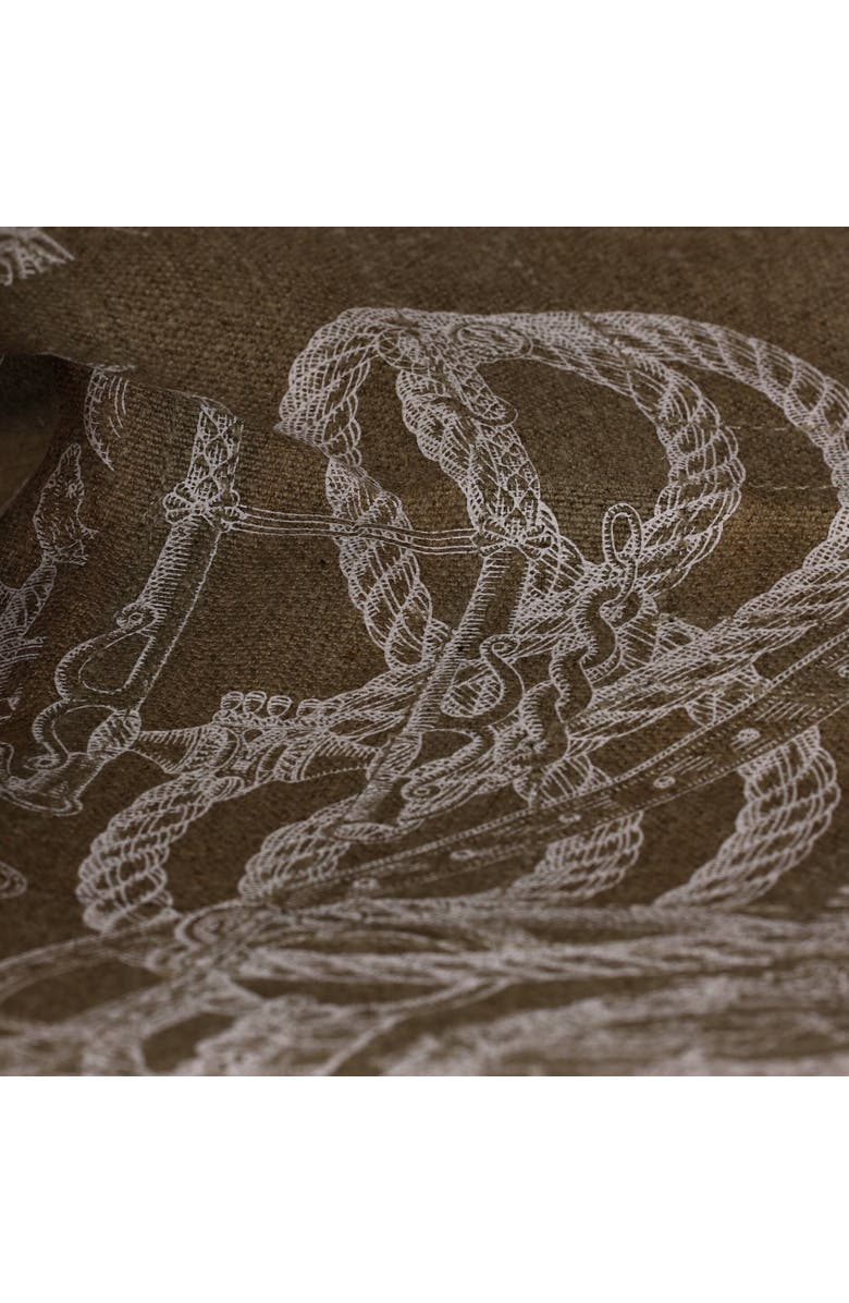 Pre-Owned Hermes Petit H Bell Tote Toile and Leather PM, Alternate, color, Blue