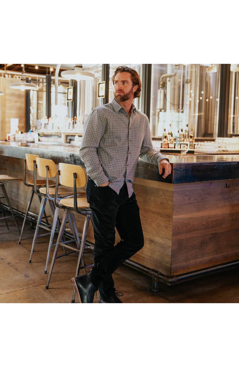 Mountain Khakis Downtown Flannel Shirt, Alternate, color, Jackson Grey