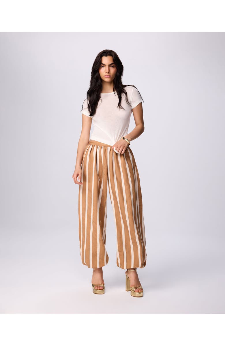 THEO The Label Ismene Stripe Harem Pant, Main, color, Cosmic Dust Stripe