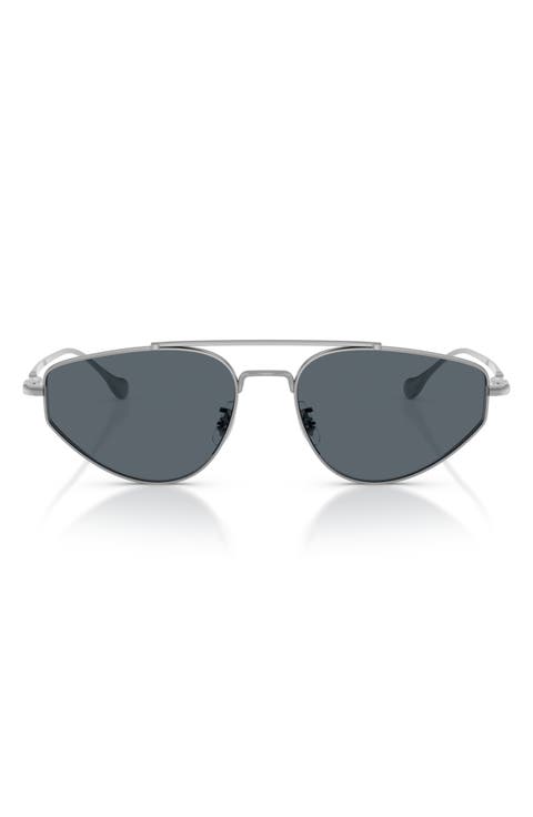 56mm Jil Sander Edition 5 Irregular Sunglasses