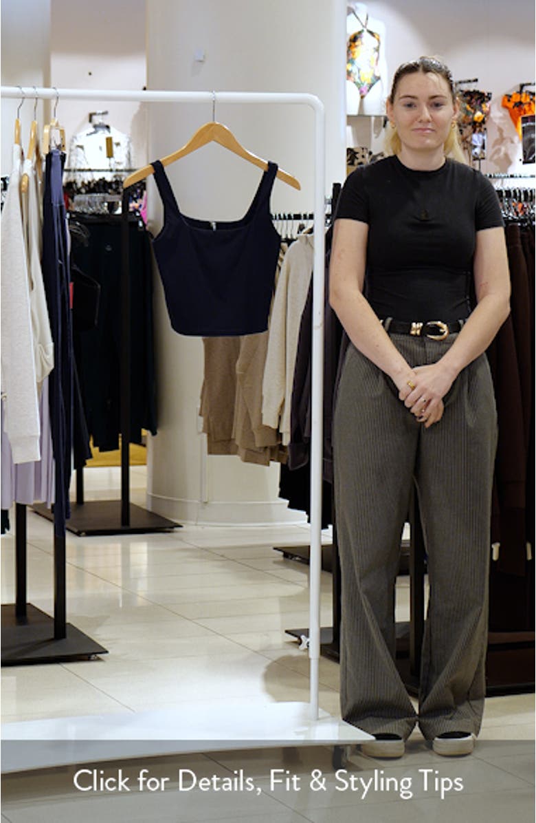 Crop Rib Tank Top, sales video thumbnail