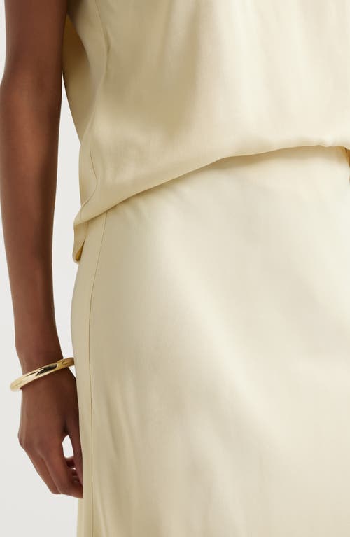 NORDSTROM NORDSTROM BIAS CUT SATIN MIDI SKIRT 