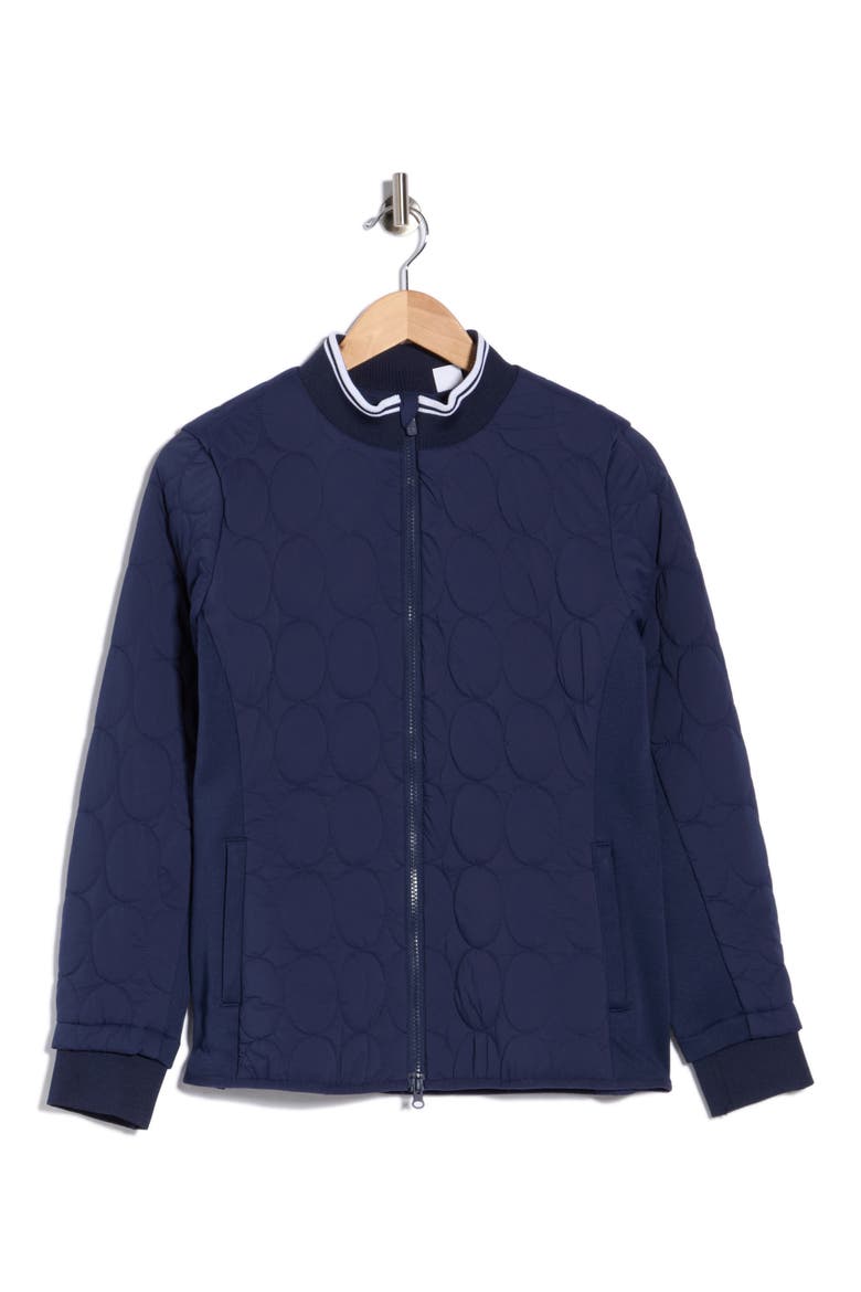 Quilted Puffer Jacket, Main, color, BLACK IRIS