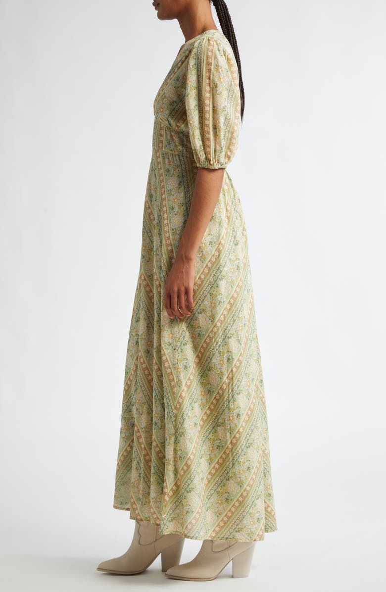 MILLE Florencia Empire Waist Cotton Dress, Alternate, color,