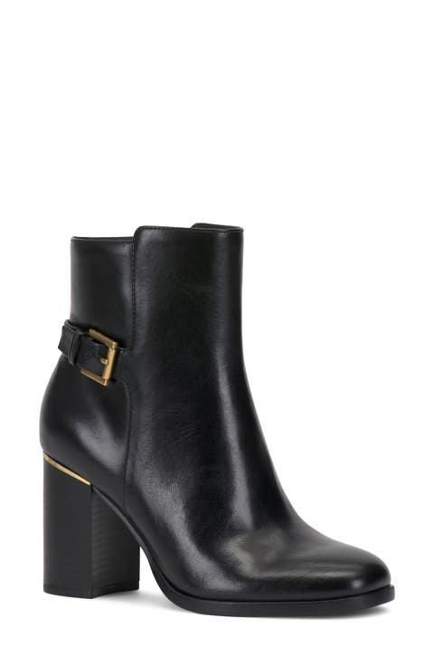 Melvani Leather Bootie
