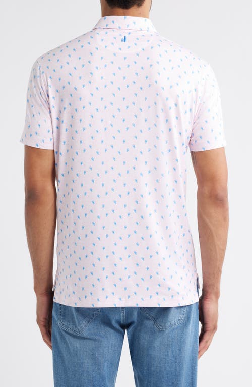 Johnnie-o Low Country Crab Print Featherweight Performance Polo