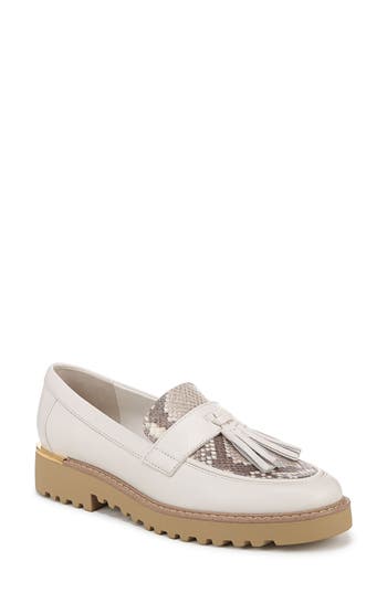 Franco Sarto Carolynn Tassel Loafer In White