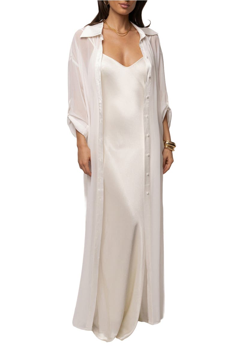 Ocean Breeze Cover Up, Alternate, color, Ivory