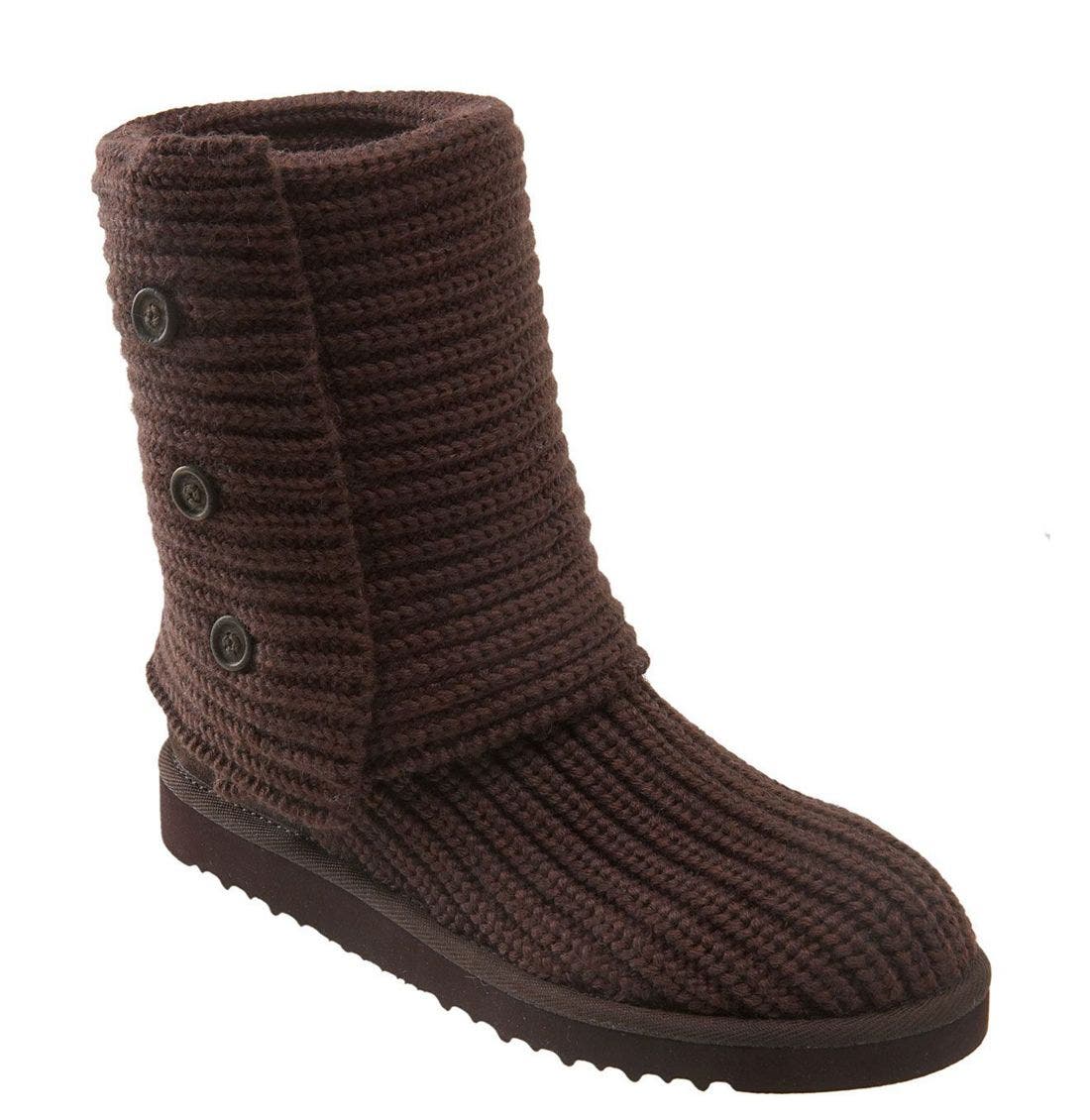 'Cardy' Classic Knit Boot, Main, color, STOUT