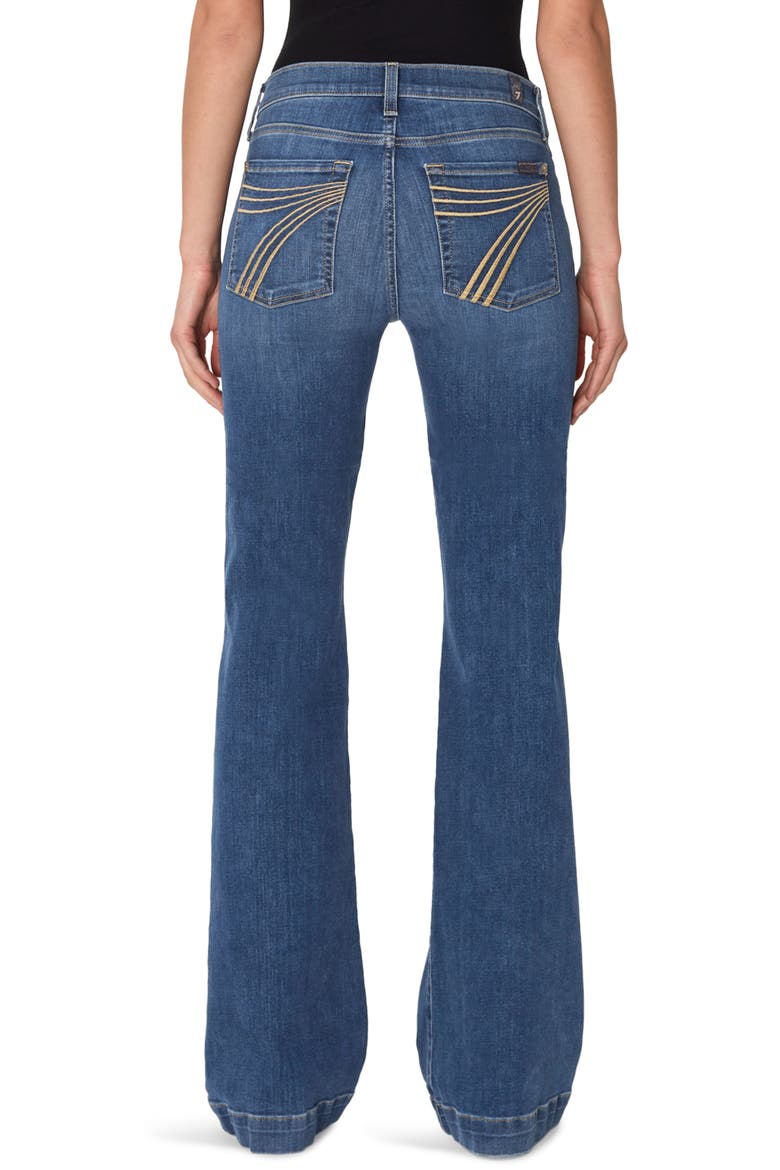 Dojo Flare Leg Jeans, Alternate, color, OPP NORTON BLUE