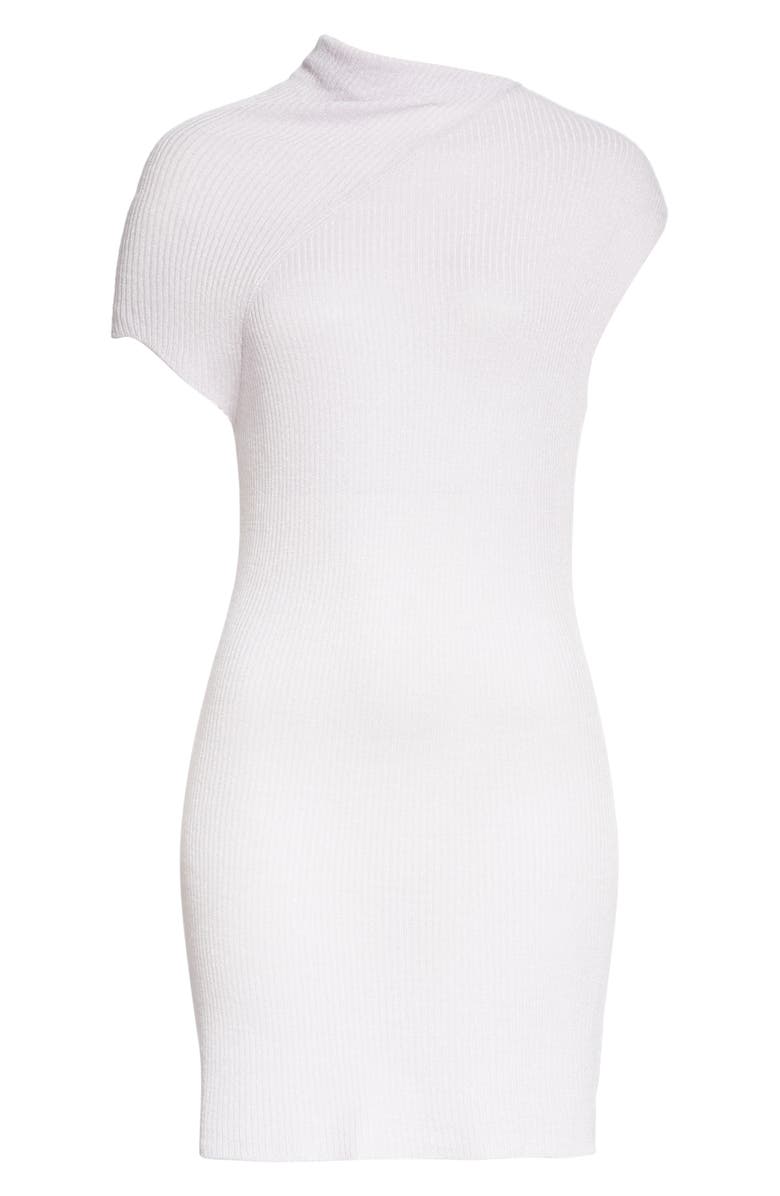 Rosetta Getty Bias Ribbed Merino Wool Blend Sweater, Alternate, color, 