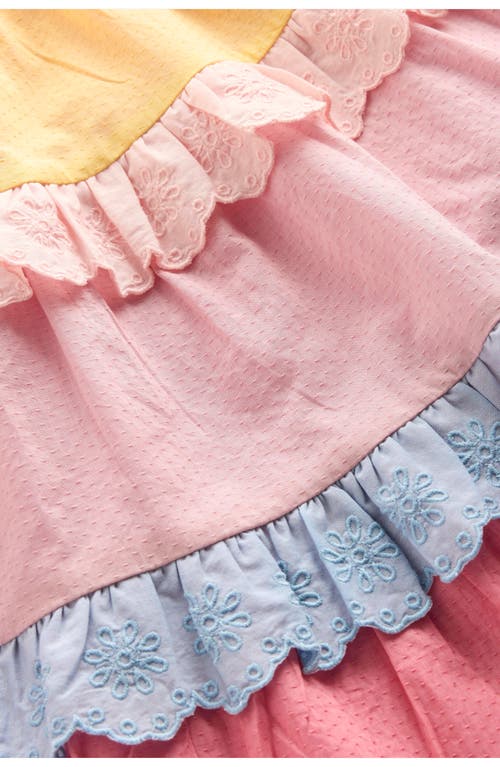 Mini Boden Kids' Smocked Tiered Cotton Sundress