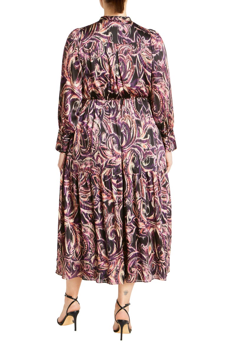 Suzanne Print Long Sleeve Maxi Dress, Alternate, color, VINTAGE PAISLEY