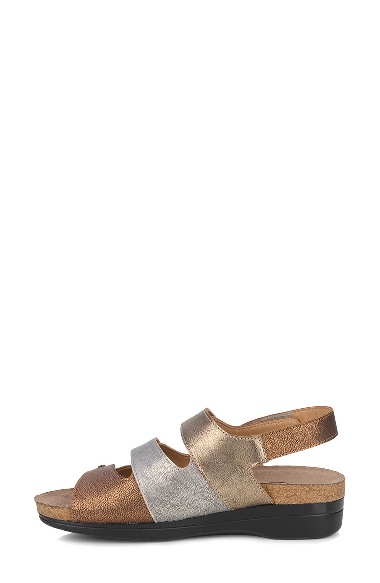 Margo Slingback Sandal, Alternate, color, METALLIC COMBO