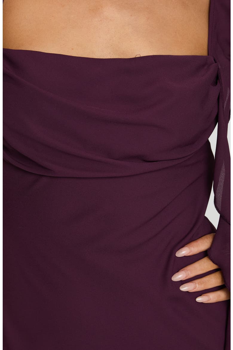 Lanai Ruffle Sleeveless Maxi Dress, Alternate, color, PLUM