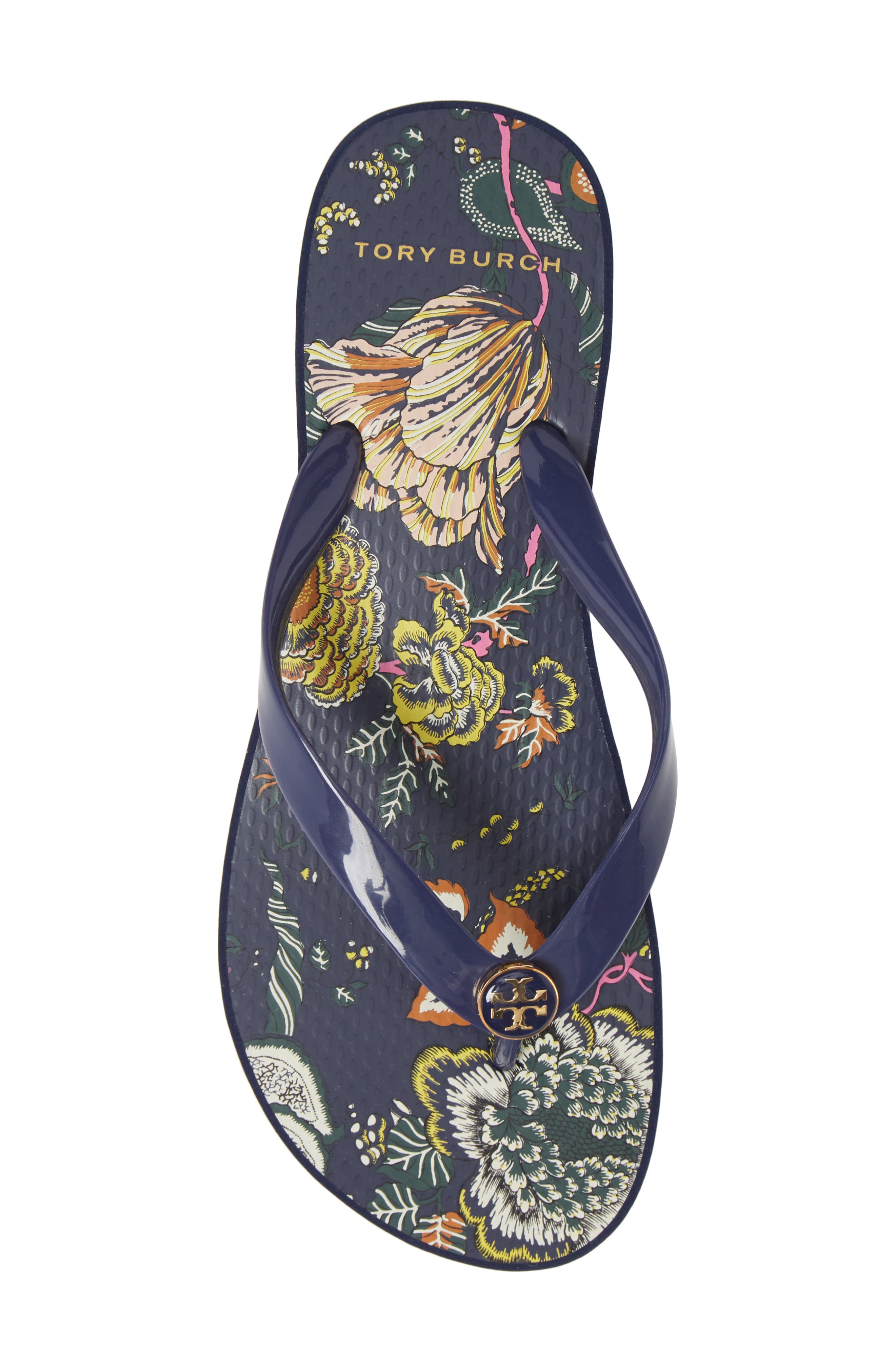 Wedge Flip Flop, Alternate, color, MONTAUK NAVY