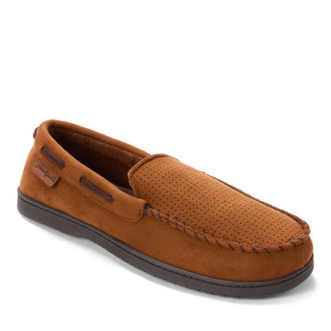 Keaton Microsuede Moccasin Slipper (Men)