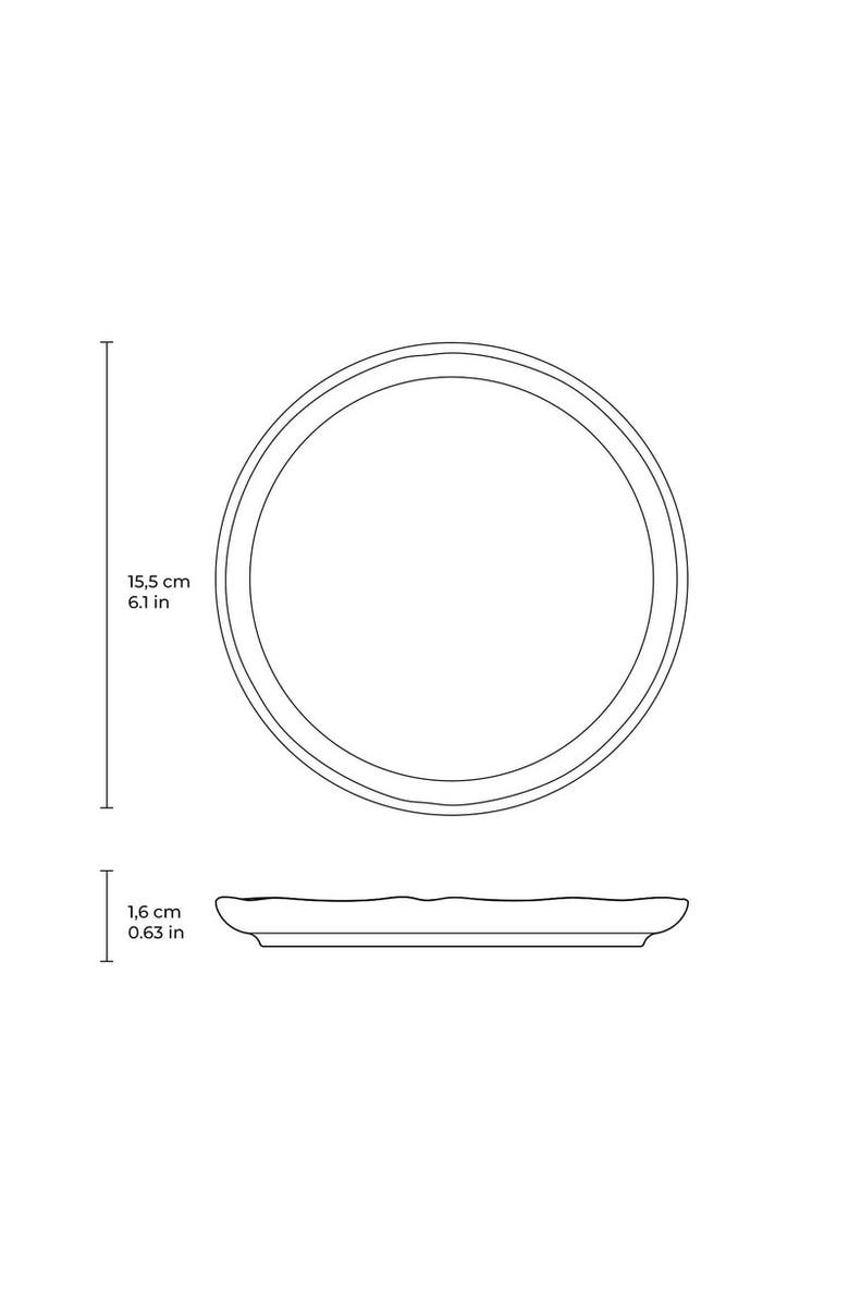 Porto Brasil Bread Plate Set of 6, Alternate, color, Greenery