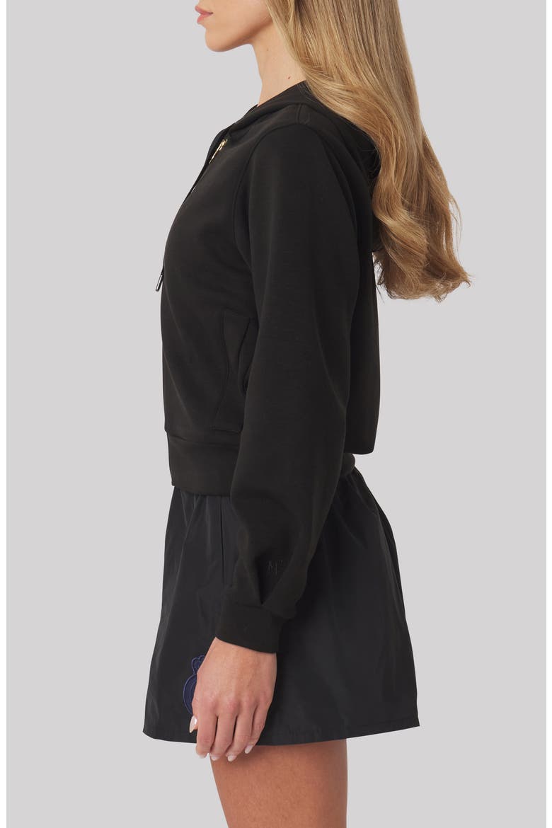 Molly Lightweight Performance Full Zip Hoodie, Alternate, color, BLACK