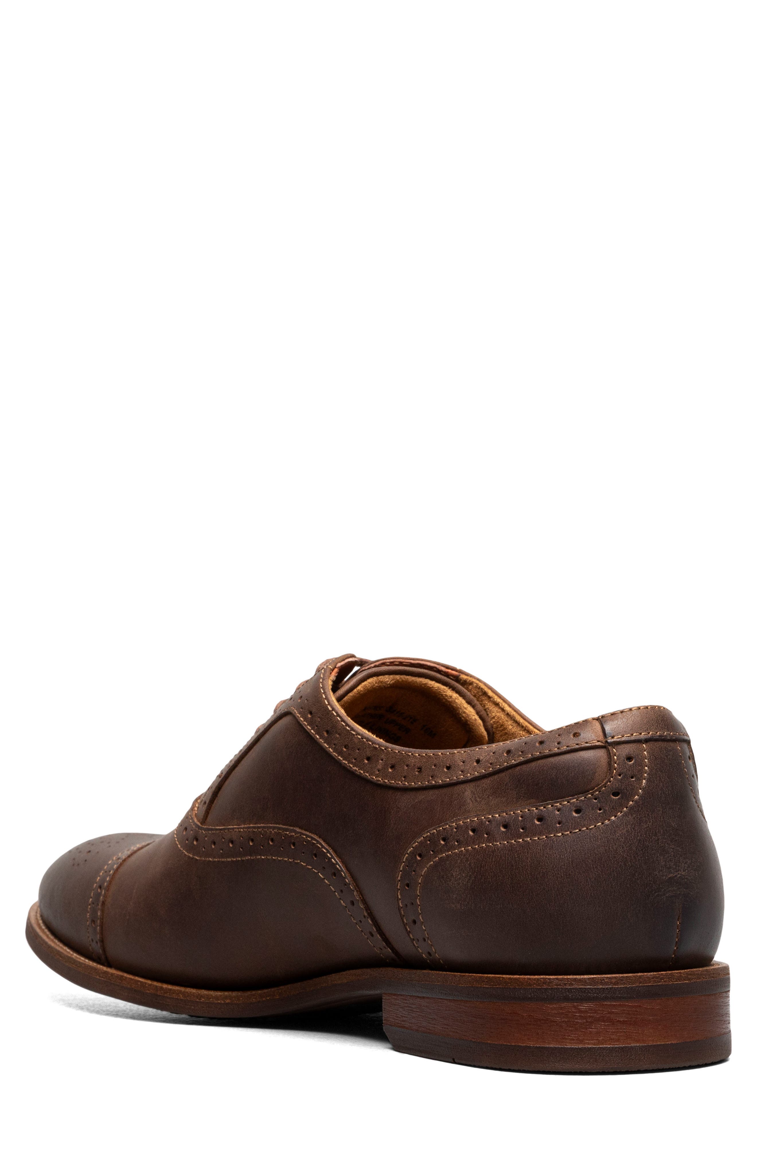 Florsheim Ruvo Cap Toe Oxford, Alternate, color, Brown Ch