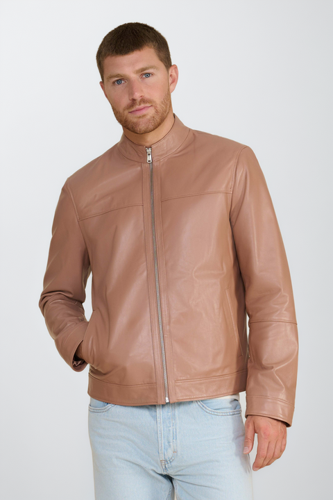 Otis Racer Leather Jacket